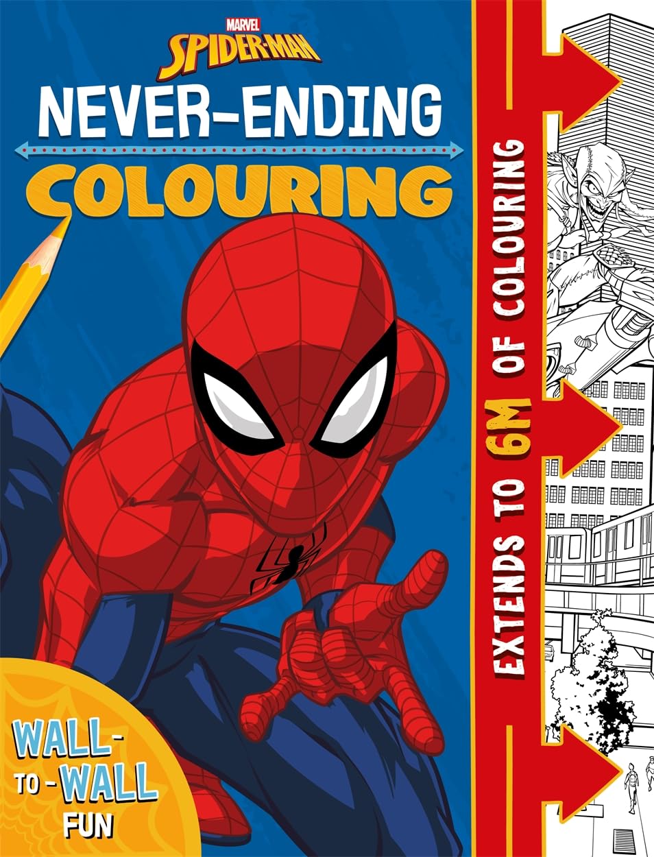 Marvel Spider-Man: Never-Ending Colouring - 6 meters - Anilas UK