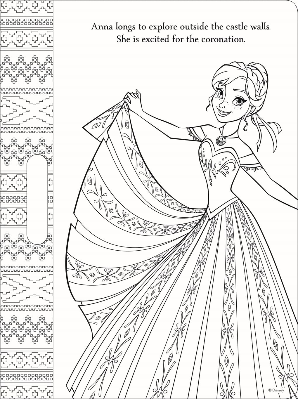 Disney Fozen: Giant Colour-Me Pad - Anilas UK