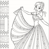 Disney Fozen: Giant Colour-Me Pad - Anilas UK