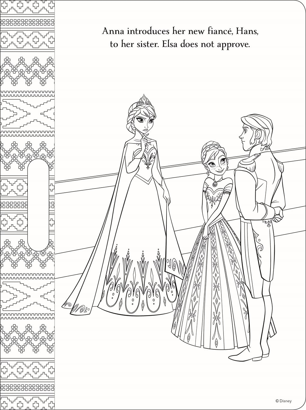 Disney Fozen: Giant Colour-Me Pad - Anilas UK