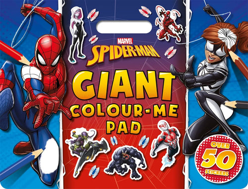 Avengers Spider-Man: Giant Colour-Me Pad - Anilas UK