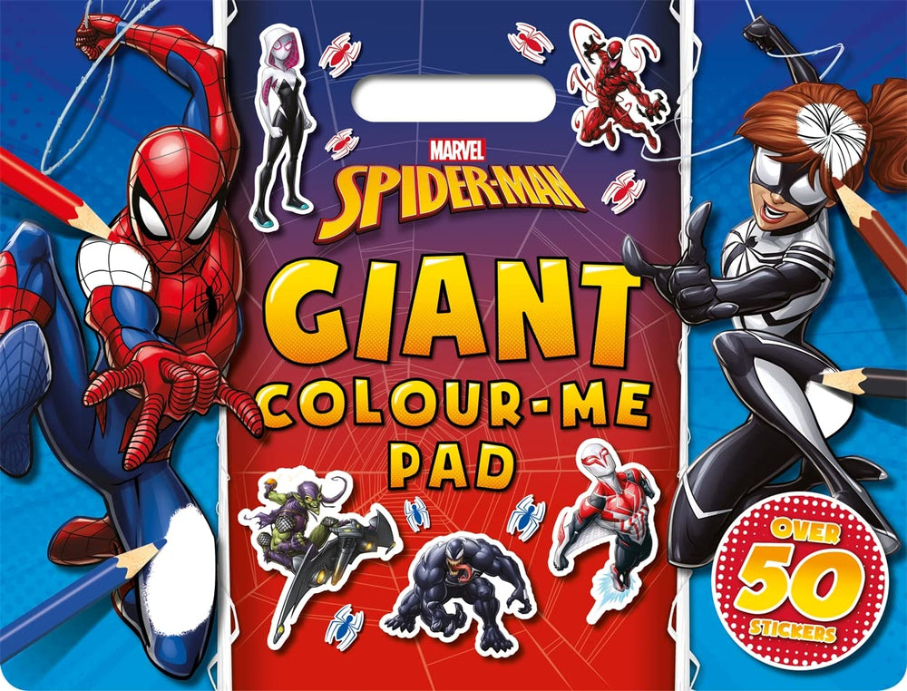 Avengers Spider-Man: Giant Colour-Me Pad - Anilas UK