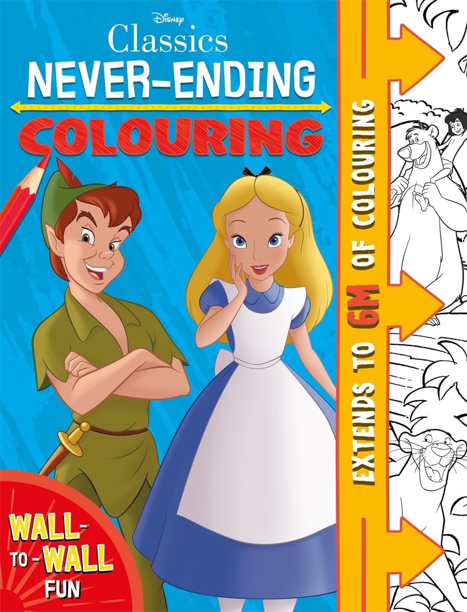 Disney Classics: Never-Ending Colouring - 6 meters - Anilas UK