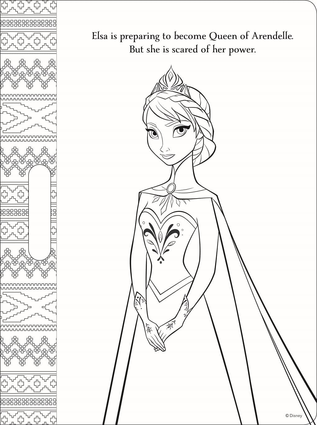 Disney Fozen: Giant Colour-Me Pad - Anilas UK