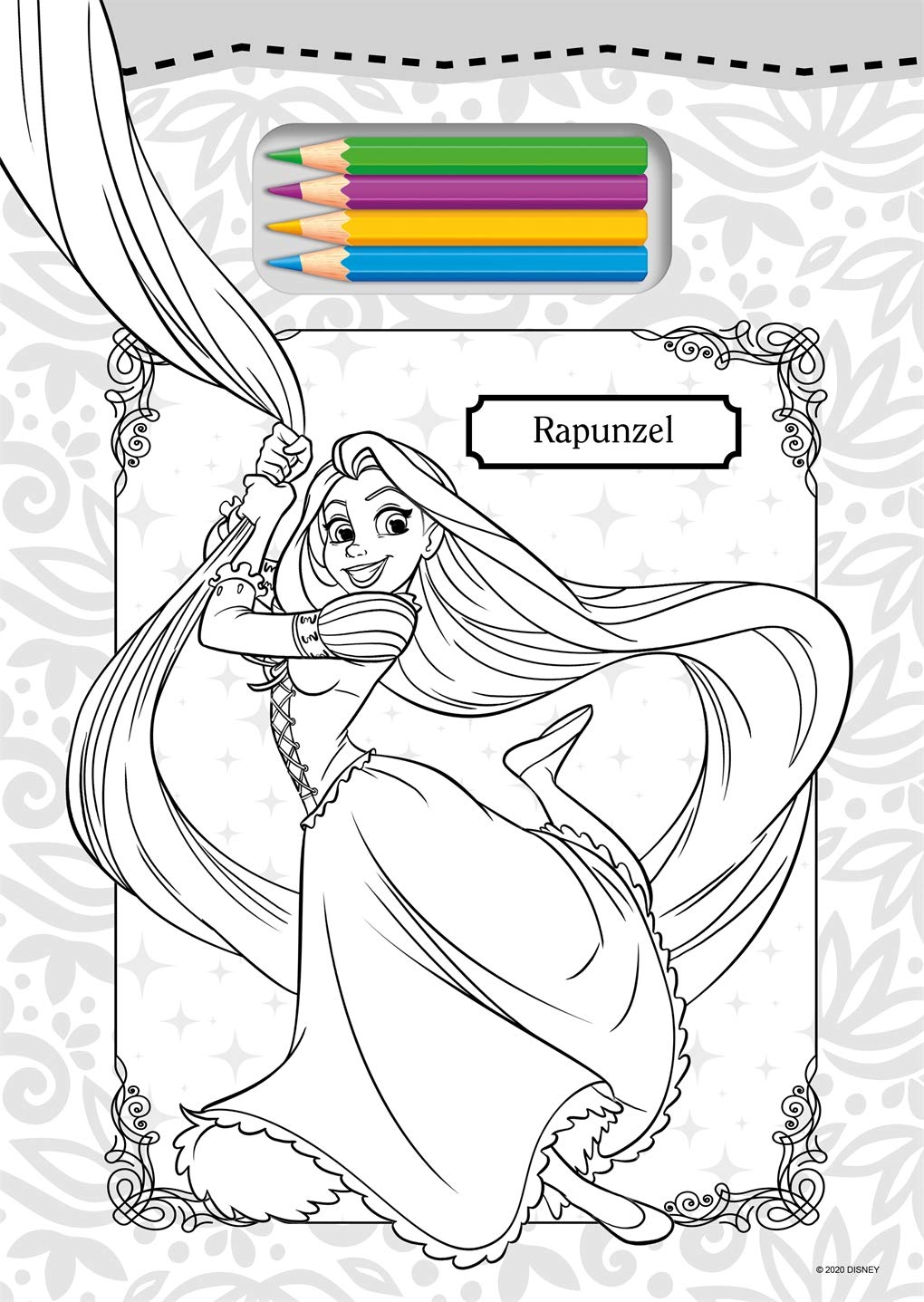Disney Princess: Tear Off Colouring Book - Anilas UK