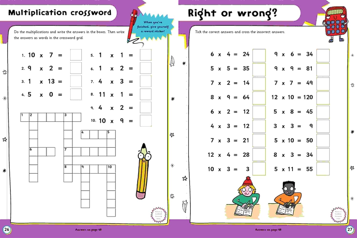Help With Homework: Age 7+ Times Tables - Anilas UK