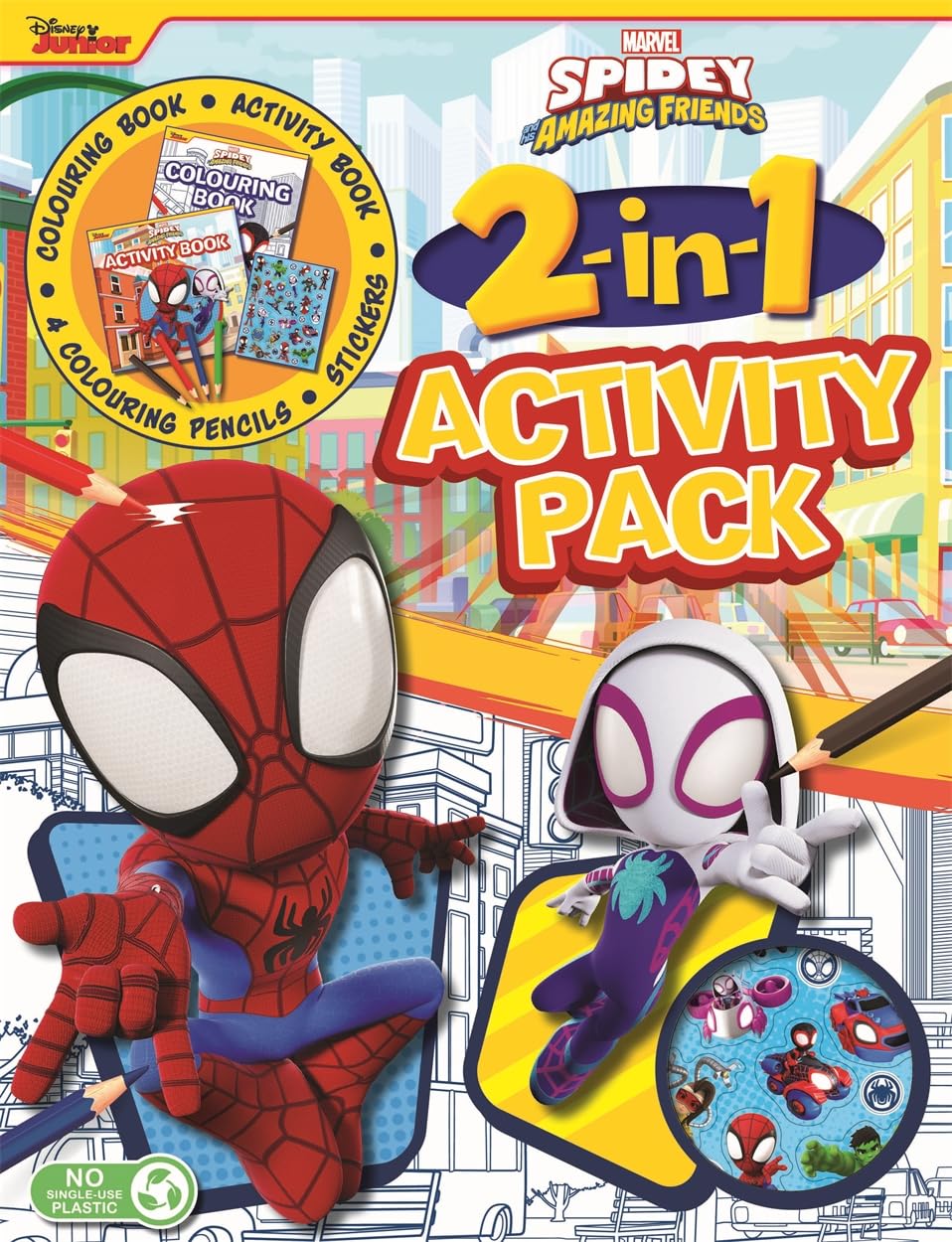 Marvel Spidey and his Amazing Friends: 2-in-1 Activity Pack - Anilas UK