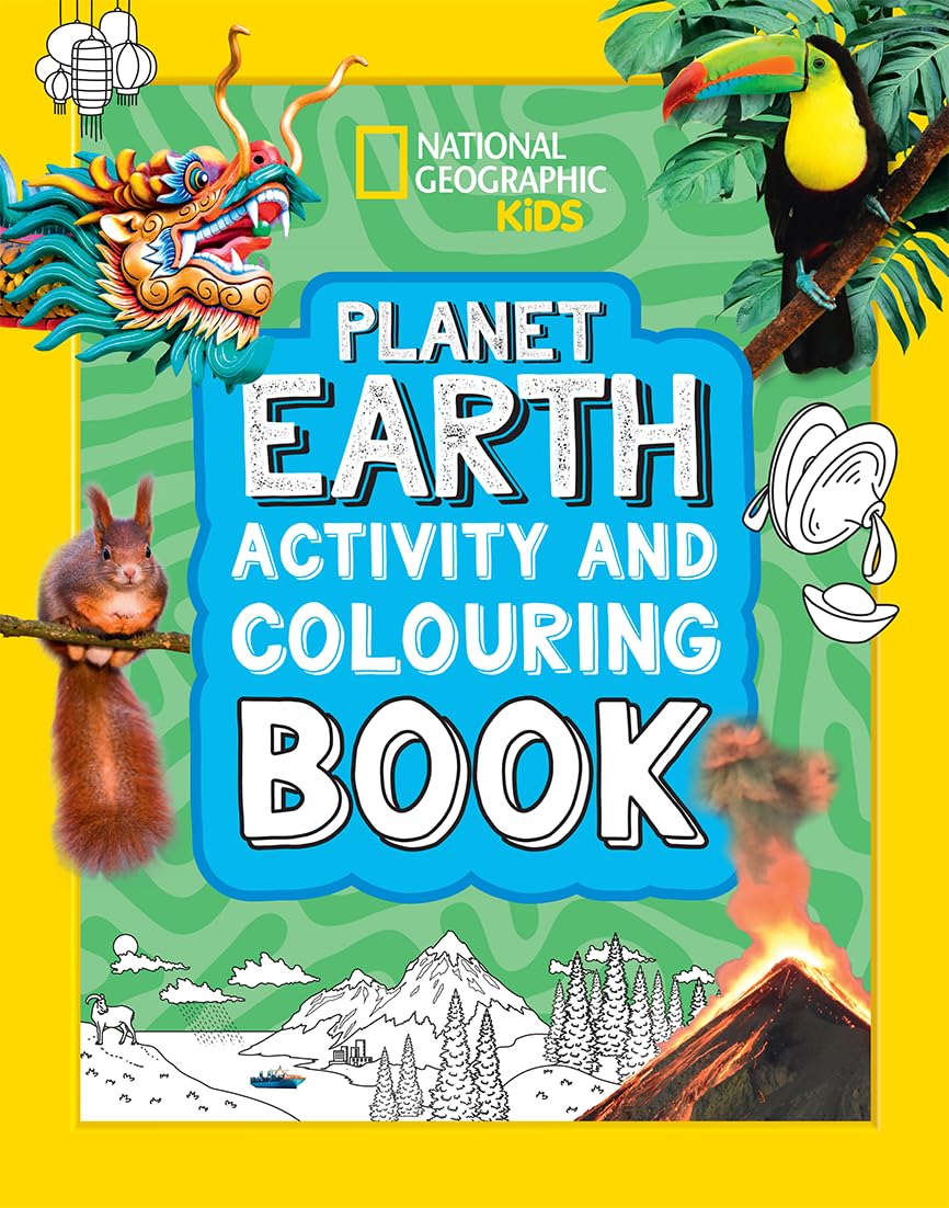Planet Earth Activity and Colouring Book (National Geographic Kids) - Anilas UK