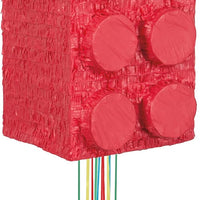 Building Block Bricks 3D Pull String Pinata - Anilas UK