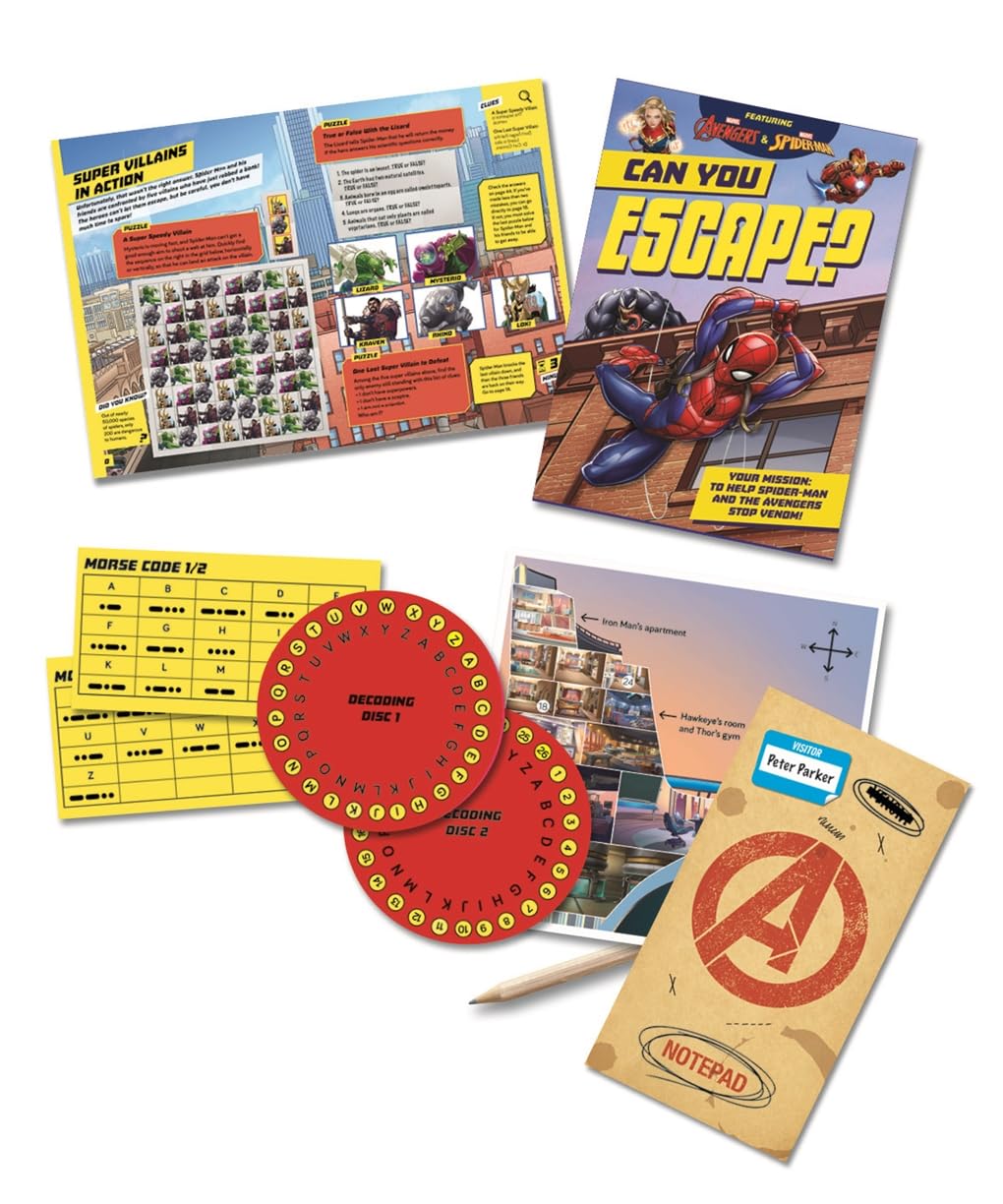 Marvel: Can You Escape? Challenge / Activity Book