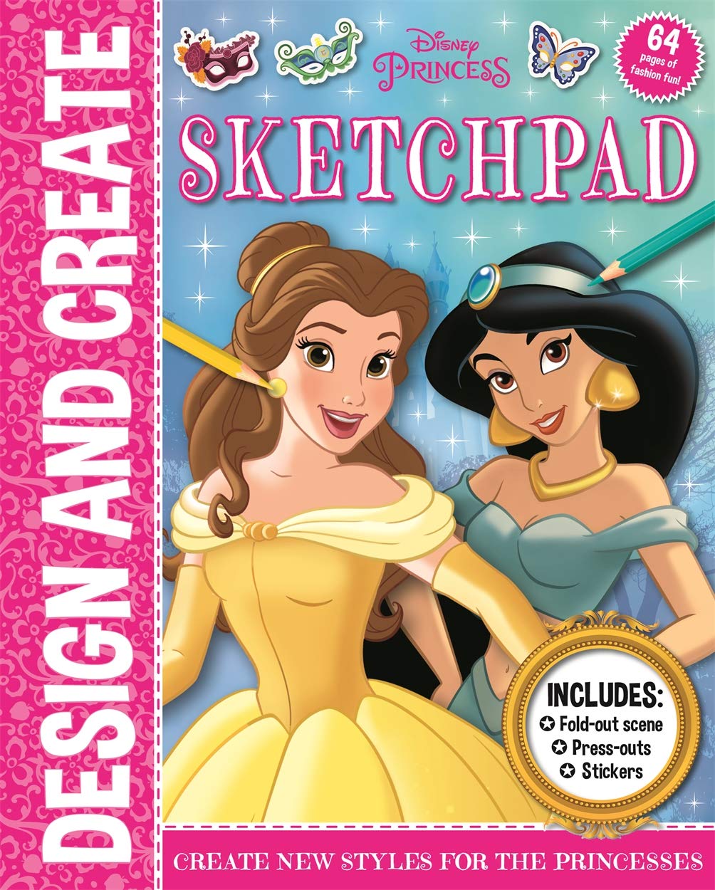 Disney Princess Design and Create Sketchpad