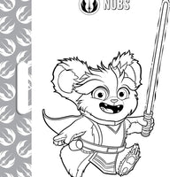 Young Jedi Adventures: Giant Colour-Me Pad - Anilas UK