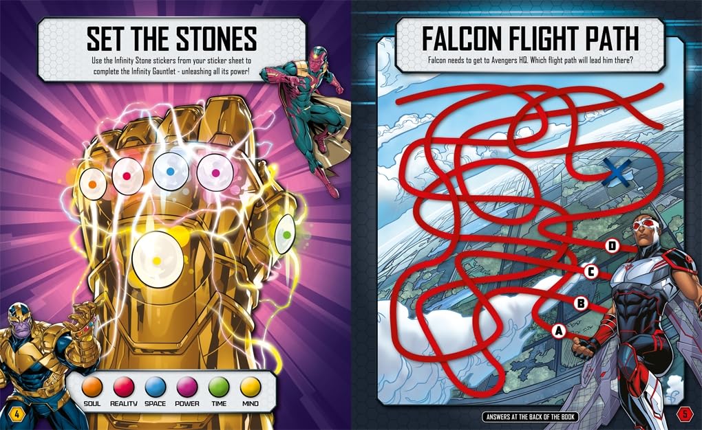 Marvel Avengers: 1001 Stickers - Anilas UK