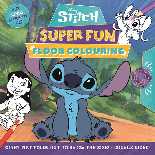 Disney Stitch: Super Fun Floor Colouring - Anilas UK