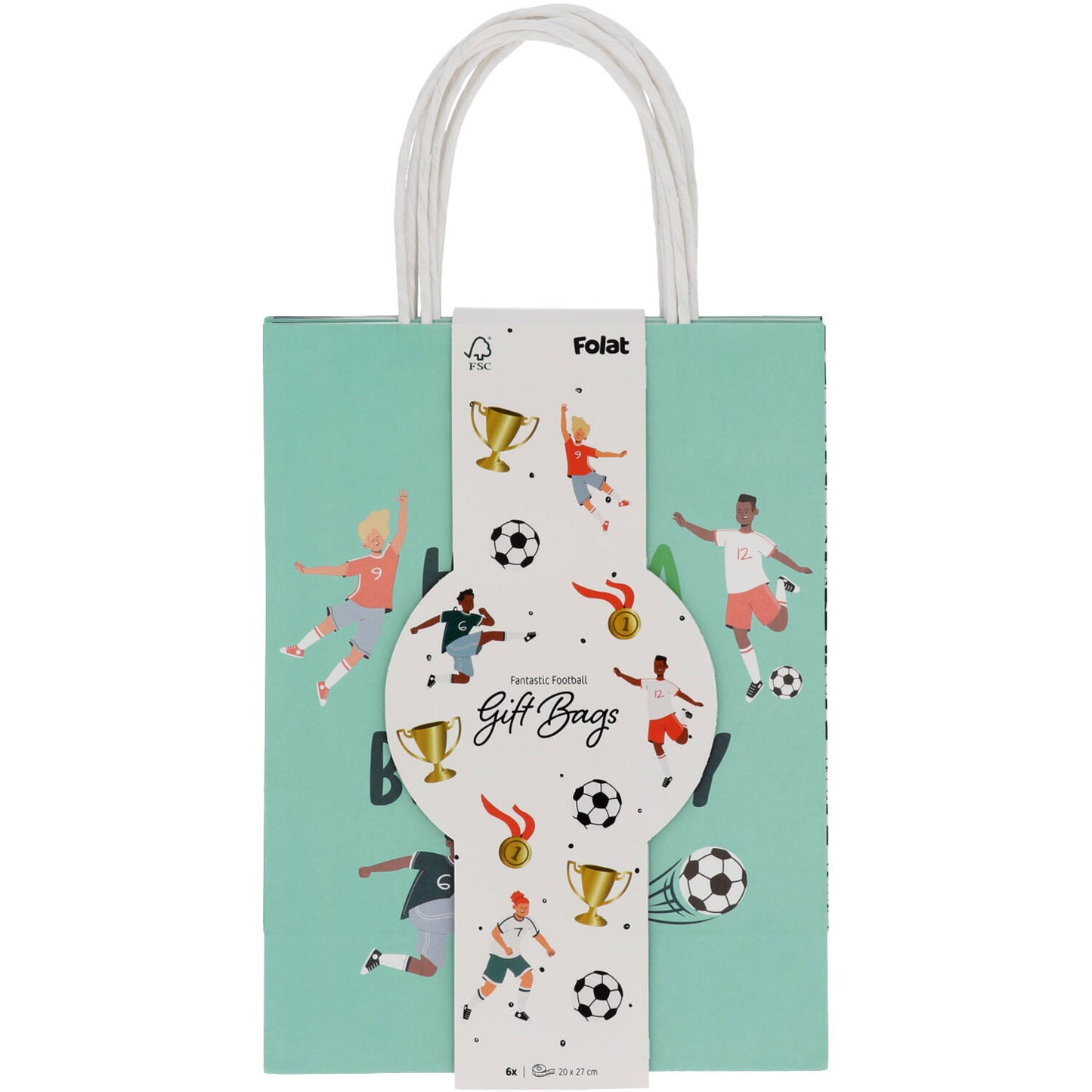 Fantastic Football Gift Bags (20x27 cm) - Anilas UK