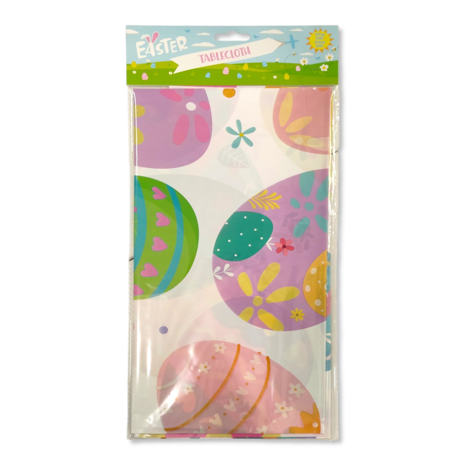 Easter Plastic Tablecover (183x137 cm) - Anilas UK