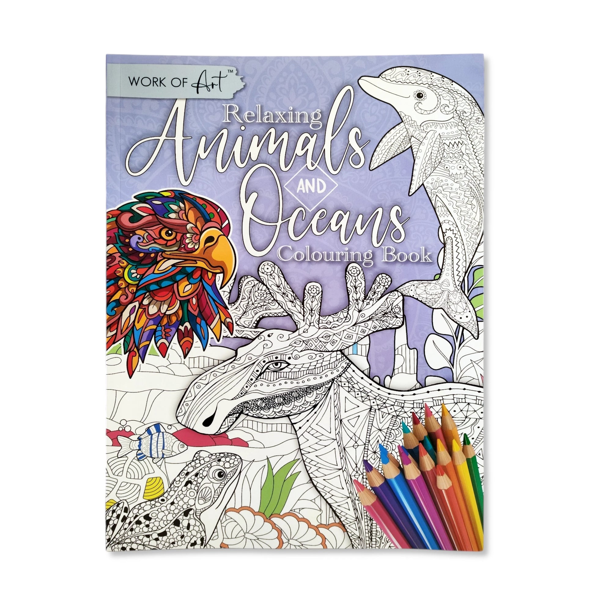 Colouring Book - Animals & Oceans - Anilas UK