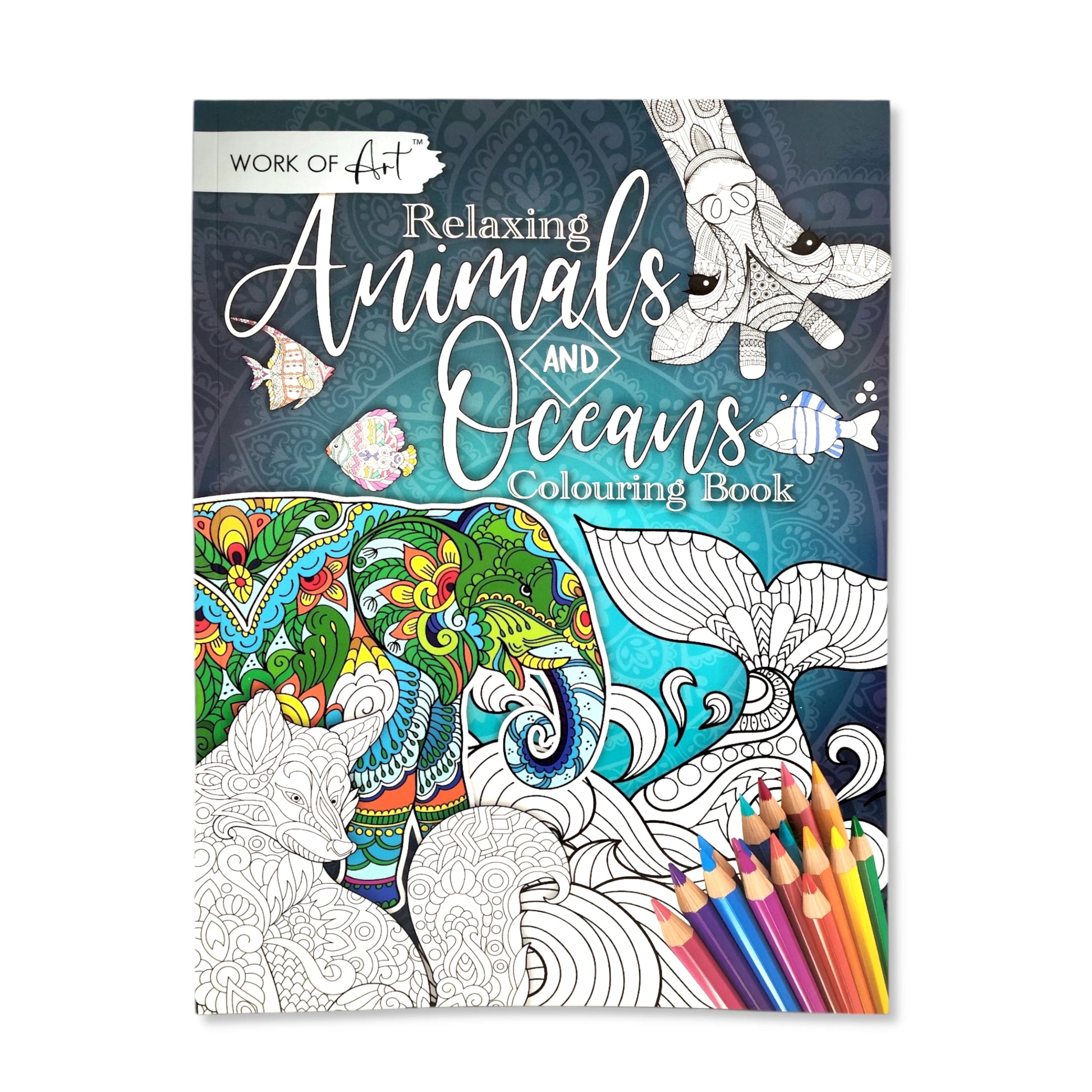 Colouring Book - Animals & Oceans - Anilas UK
