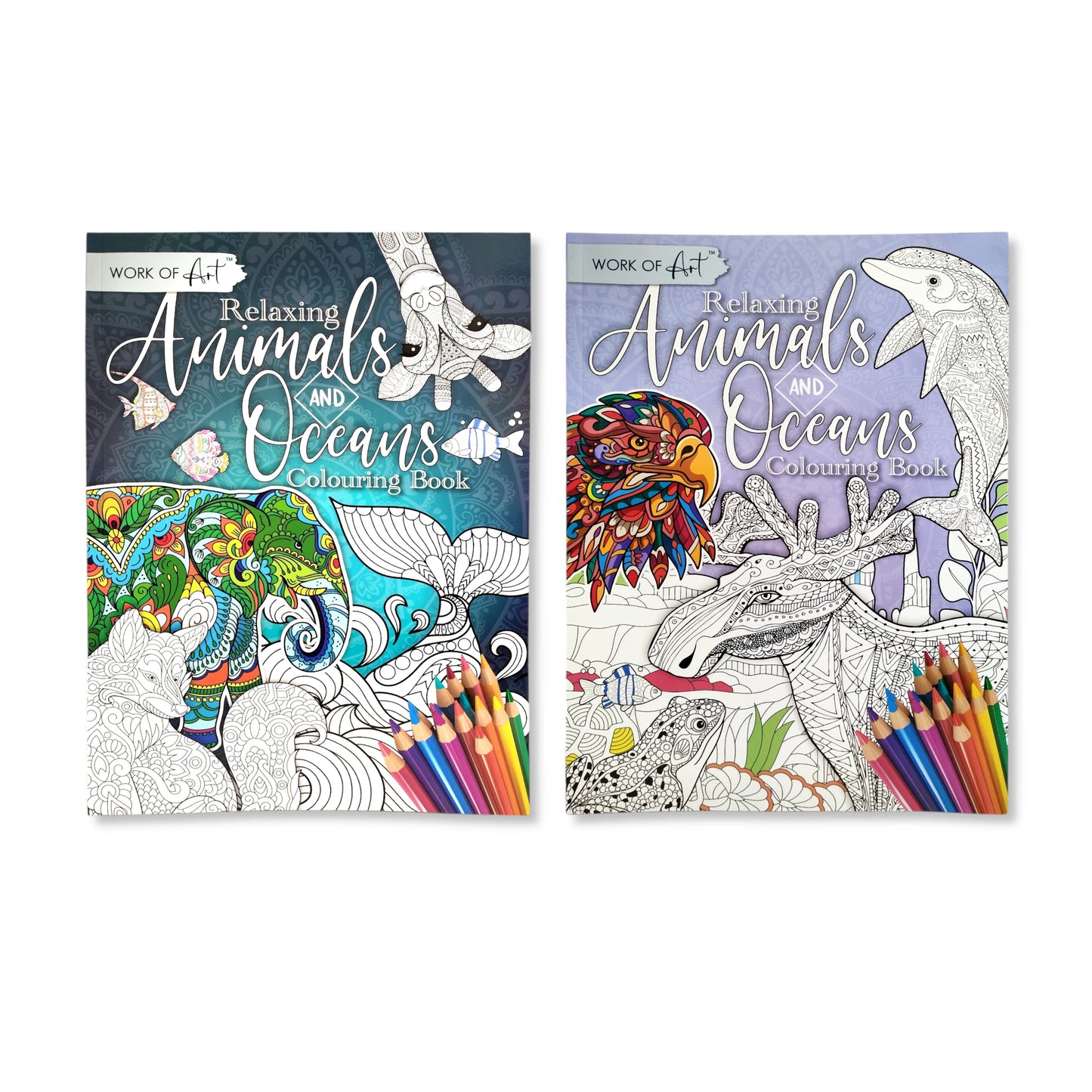 Colouring Book - Animals & Oceans - Anilas UK