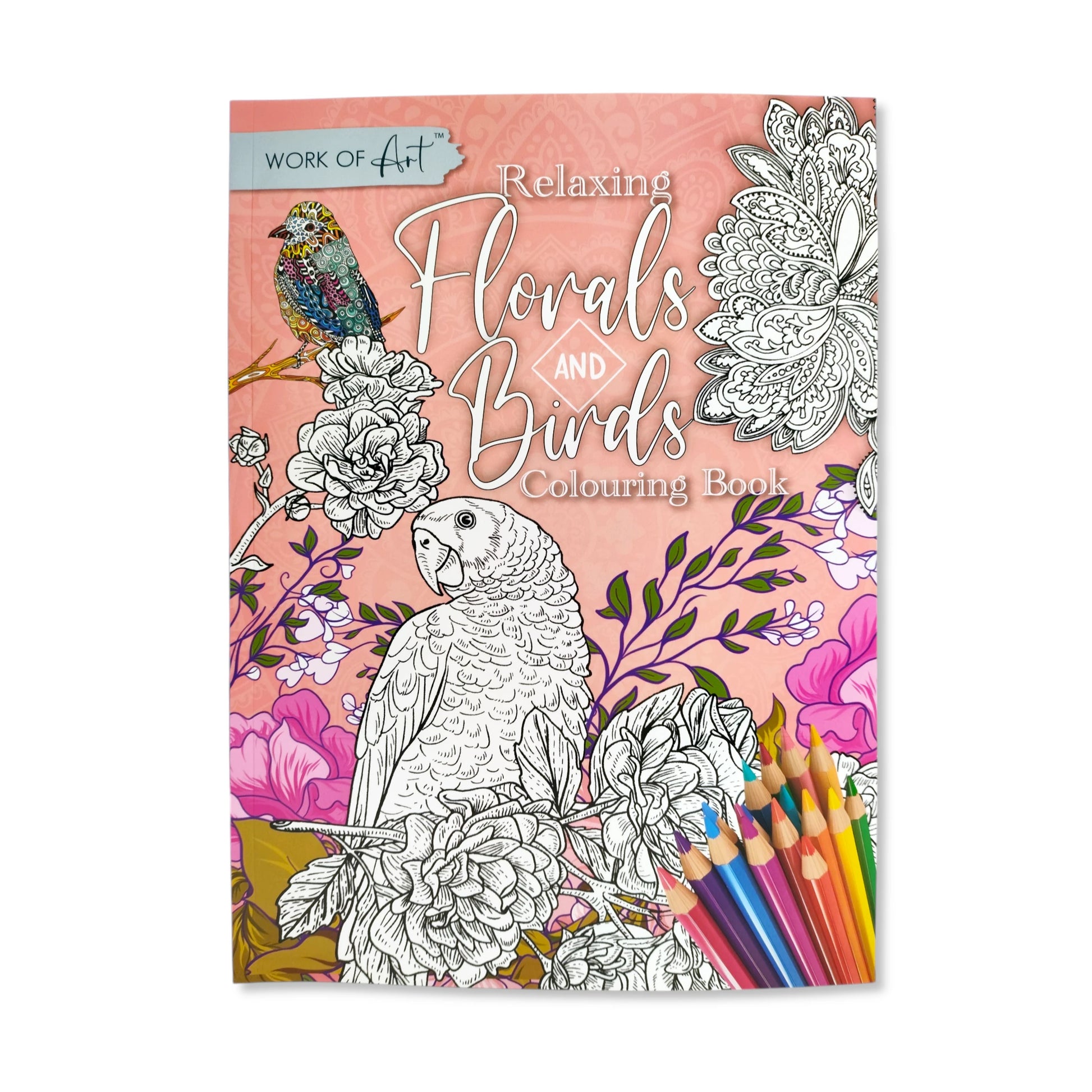 Colouring Book - Florals & Birds - Anilas UK