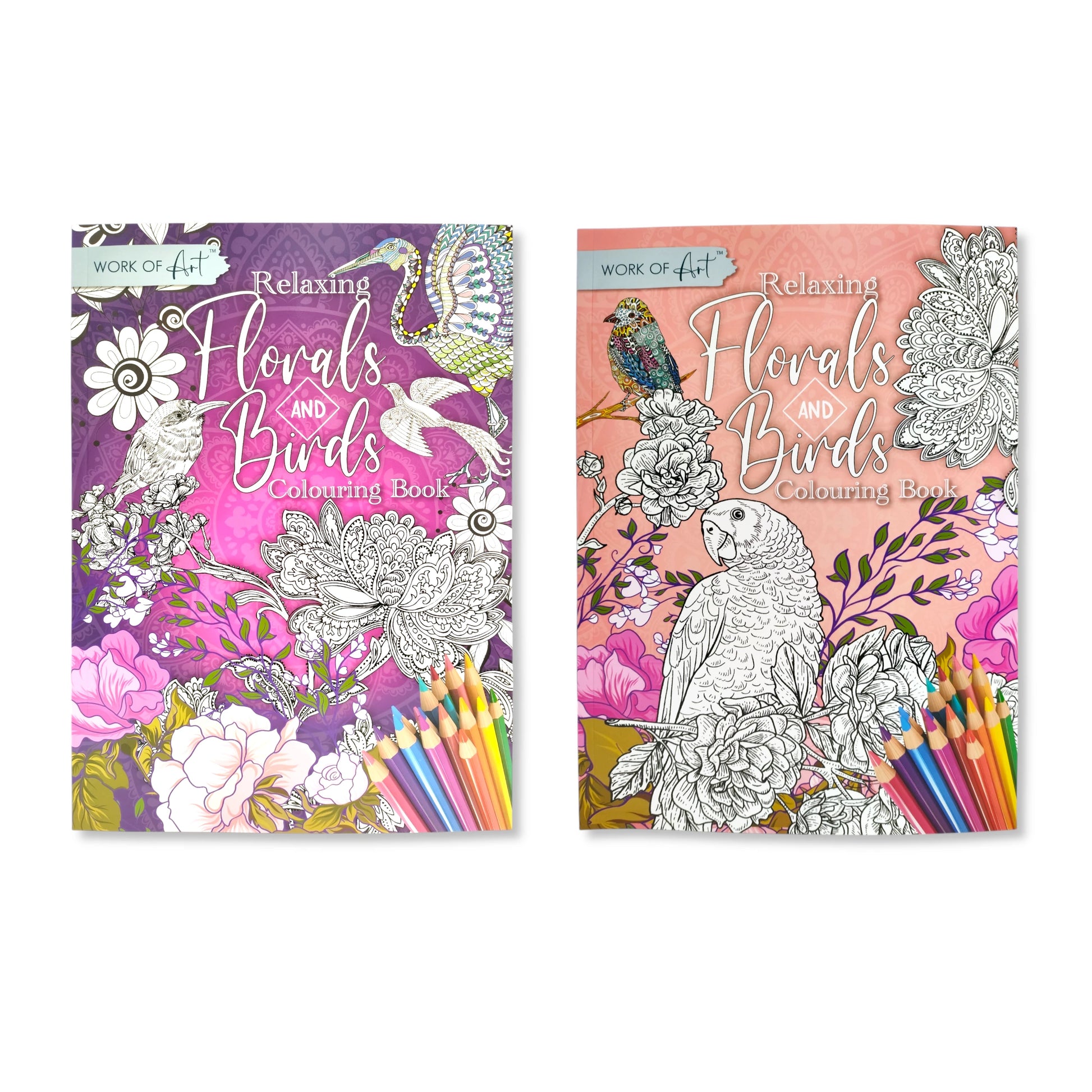 Colouring Book - Florals & Birds - Anilas UK