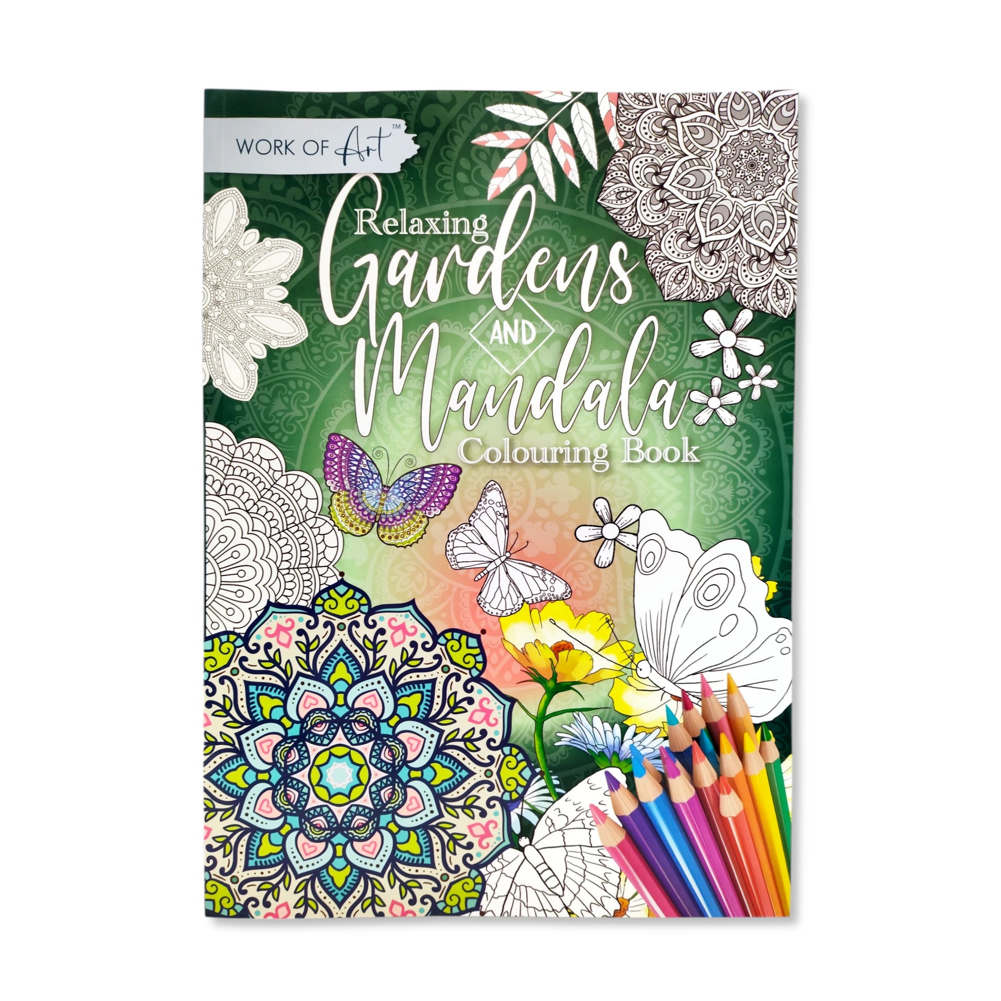 Colouring Book - Gardens & Mandala - Anilas UK