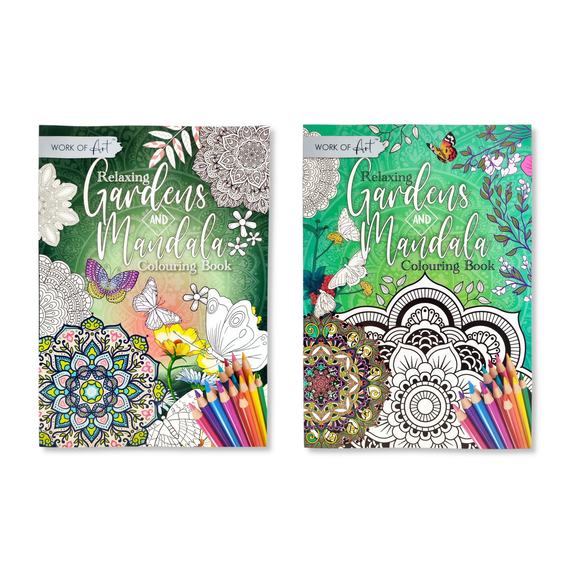 Colouring Book - Gardens & Mandala - Anilas UK