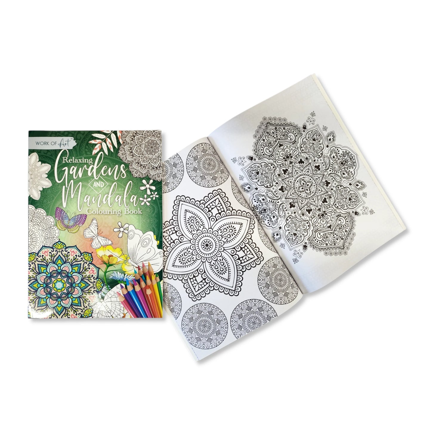 Colouring Book - Gardens & Mandala - Anilas UK