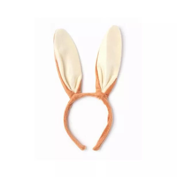 Brown Fabric Rabbit Ears Headband - Anilas UK