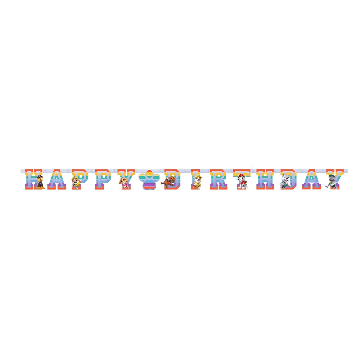 Paw Patrol Happy Birthday Letter Banner - Anilas UK
