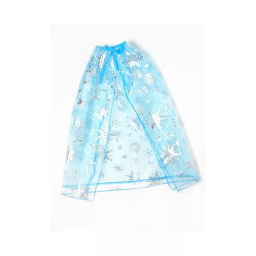 Childrens Cape With Snowflakes And Tie Fastening - Anilas UK