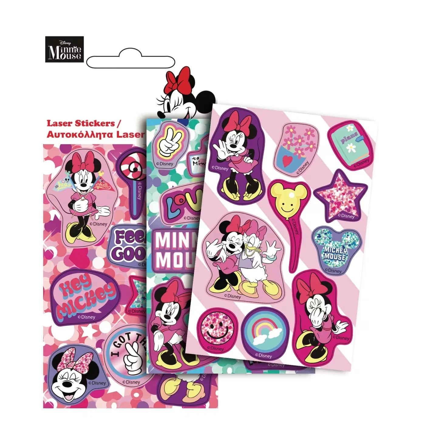 Disney Minnie Laser Stickers - Anilas UK