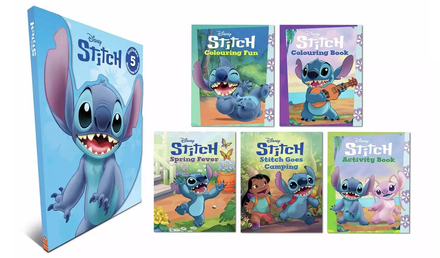 Disney Stitch 5-Book Wallet Set (Paperback)