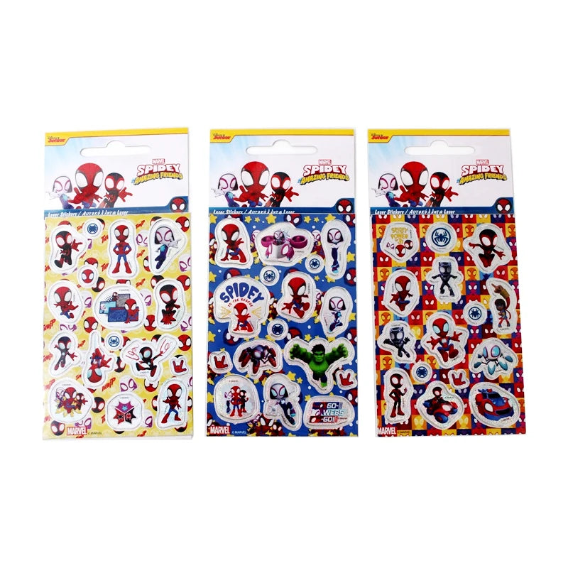Marvel Spidey And His Amazing Friends Laser Stickers - Anilas UK