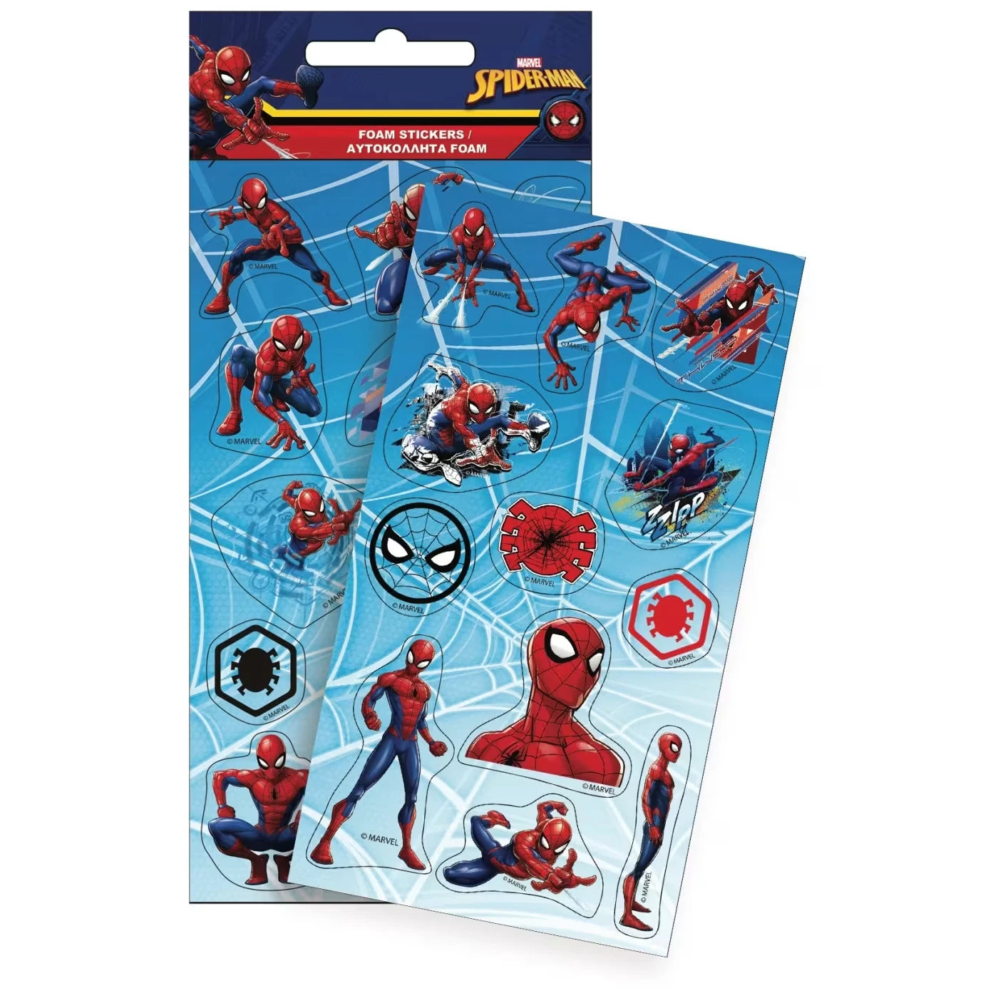 Marvel Spider-Man Foam Stickers - Anilas UK