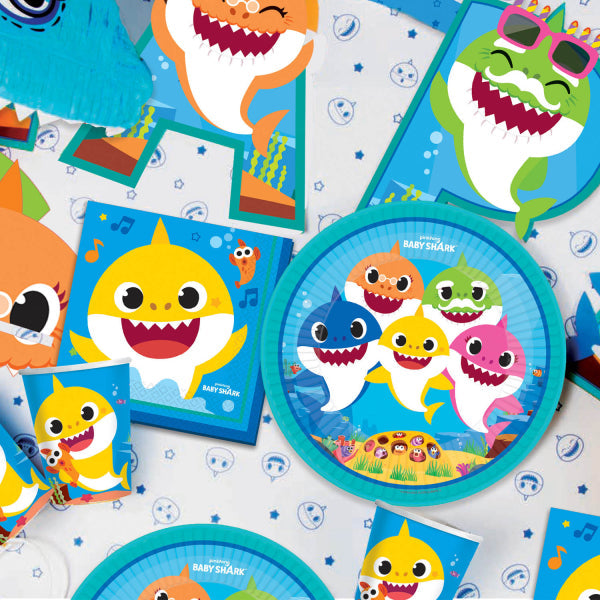 Baby Shark Napkins (Pack of 16) - Anilas UK