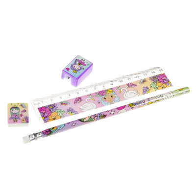 Princess Four Piece Stationery Set - Anilas UK