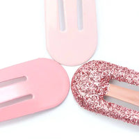 
              Pink Tonal Hair Bendies Snap Clips Sleepies Hair Accessories -4cm (Pack of 6) - Anilas UK
            