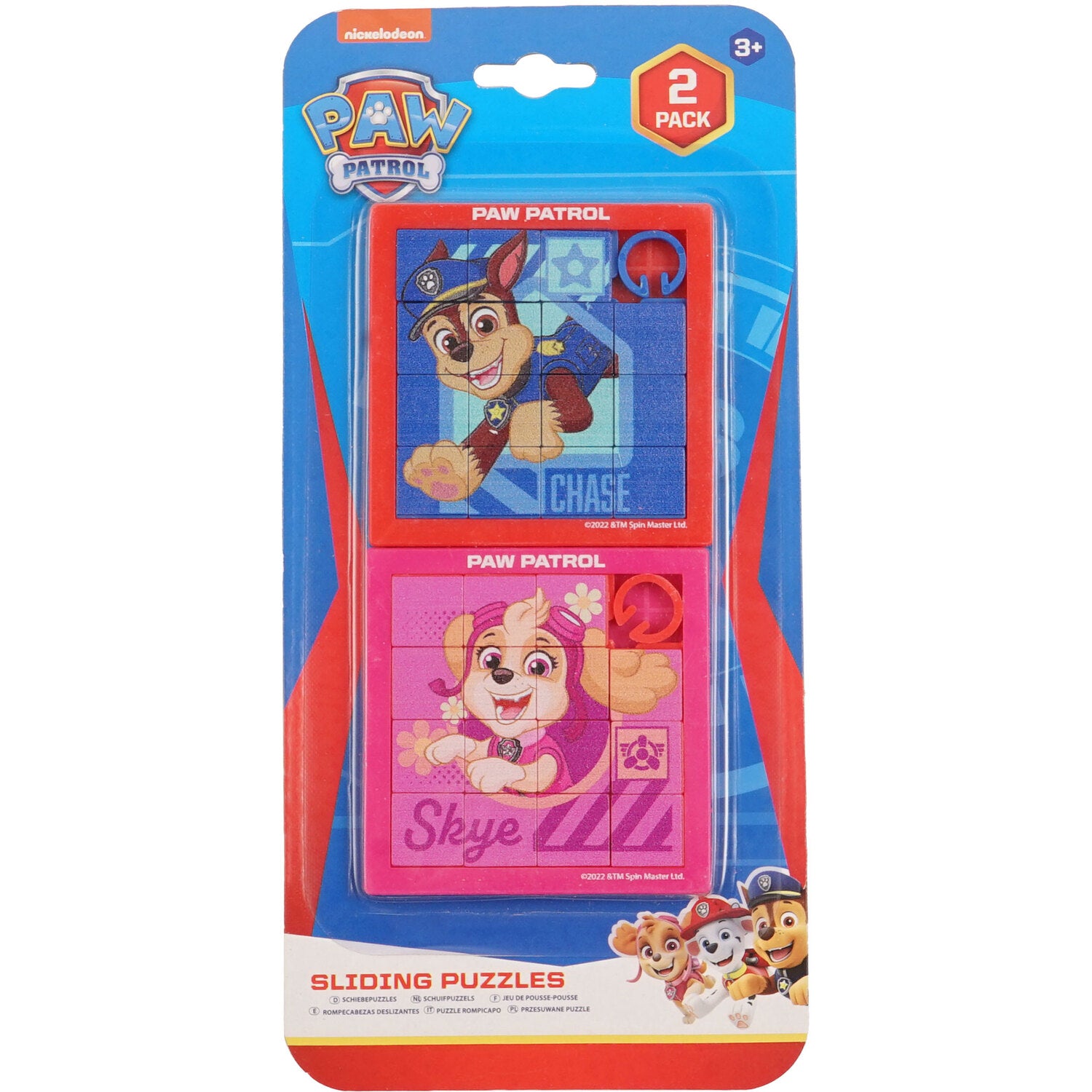 Paw Patrol Sliding Puzzles (Pack of 2) - Anilas UK