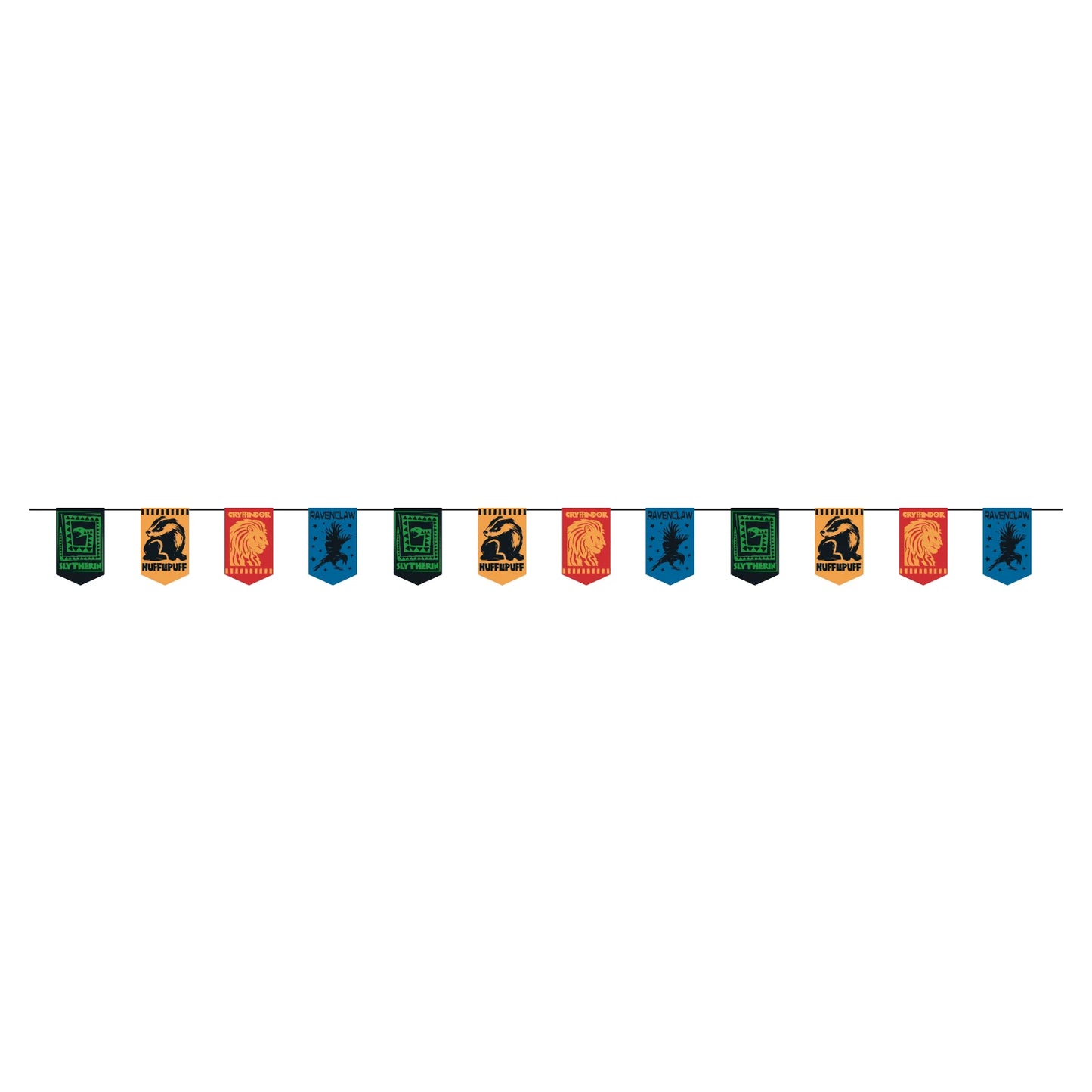 Harry Potter Houses Birthday Party Bunting Banner