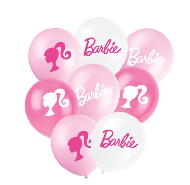Barbie Party Latex Balloons (Pack of 8) 30.4cm