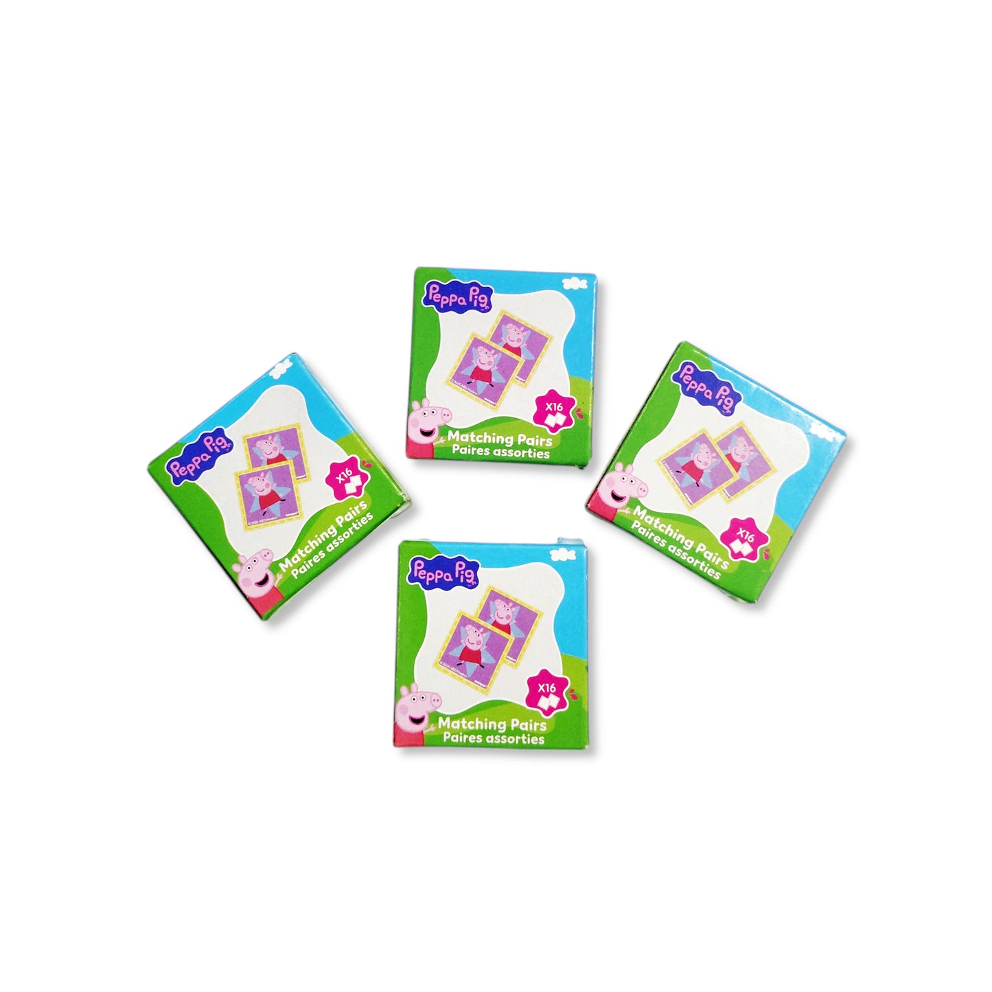 Peppa Pig Matching Pairs Snap Card Game (pack of 4)