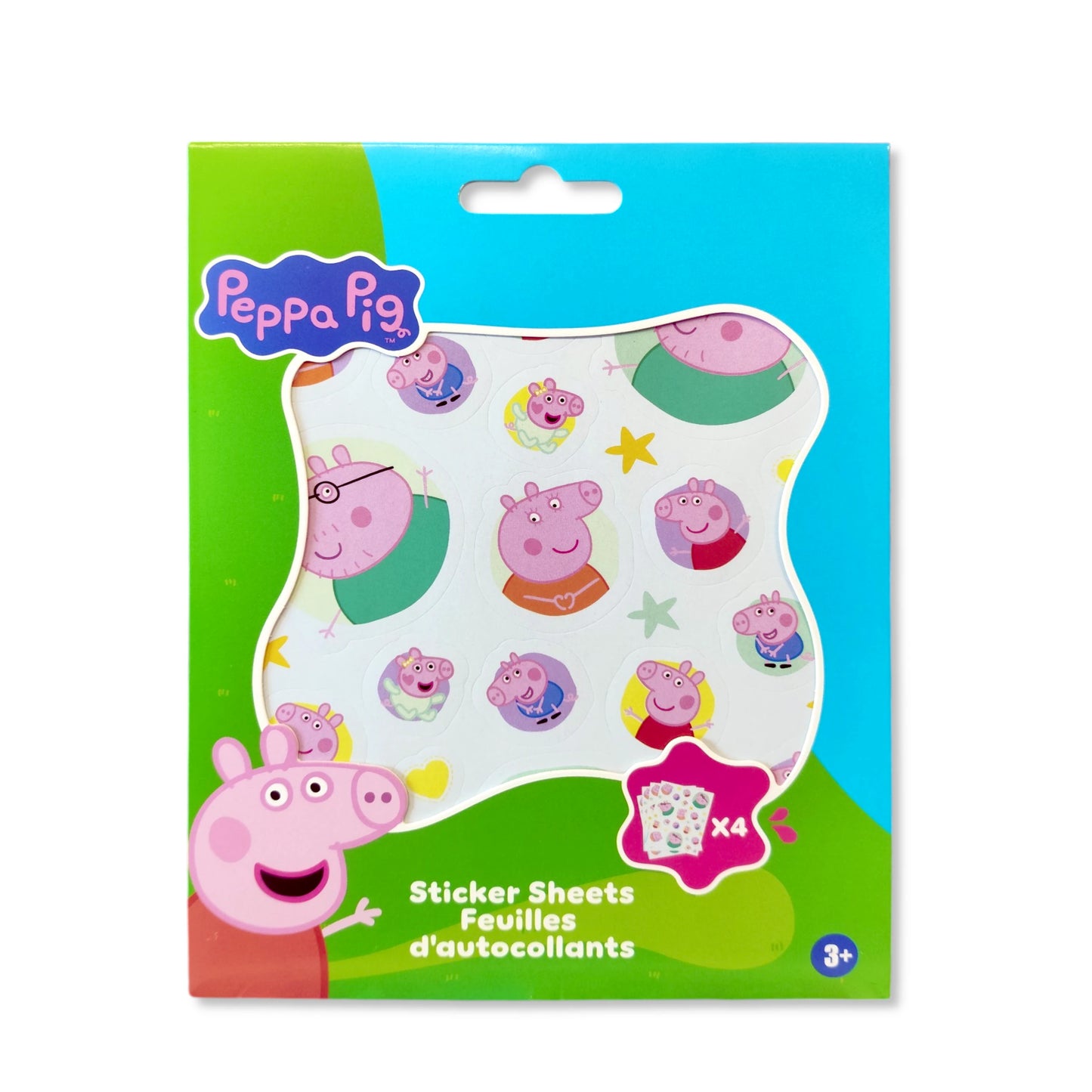 Peppa Pig Stickers Pack 4 Sheets