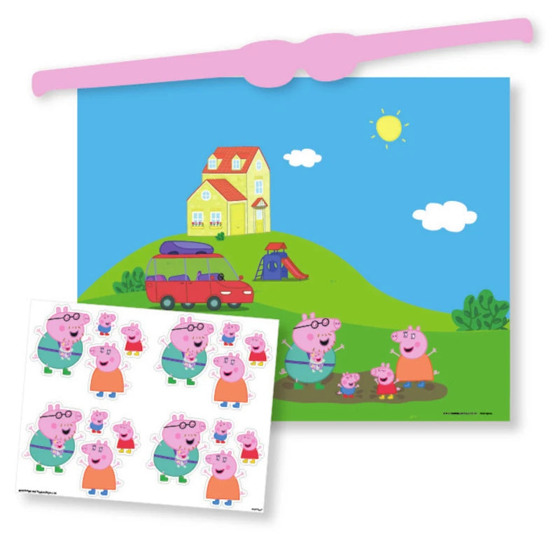 Peppa Pig Pin The Character on the Scene Game