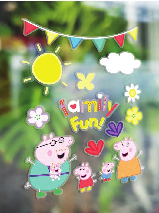 Peppa Pig Window Clings
