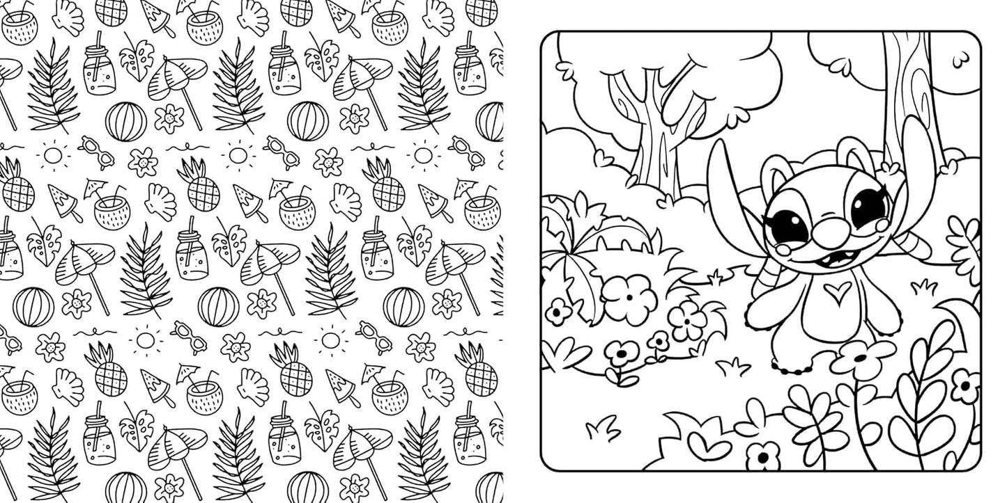 Disney Stitch: Cosy Colouring Book (48 pages) - Anilas UK