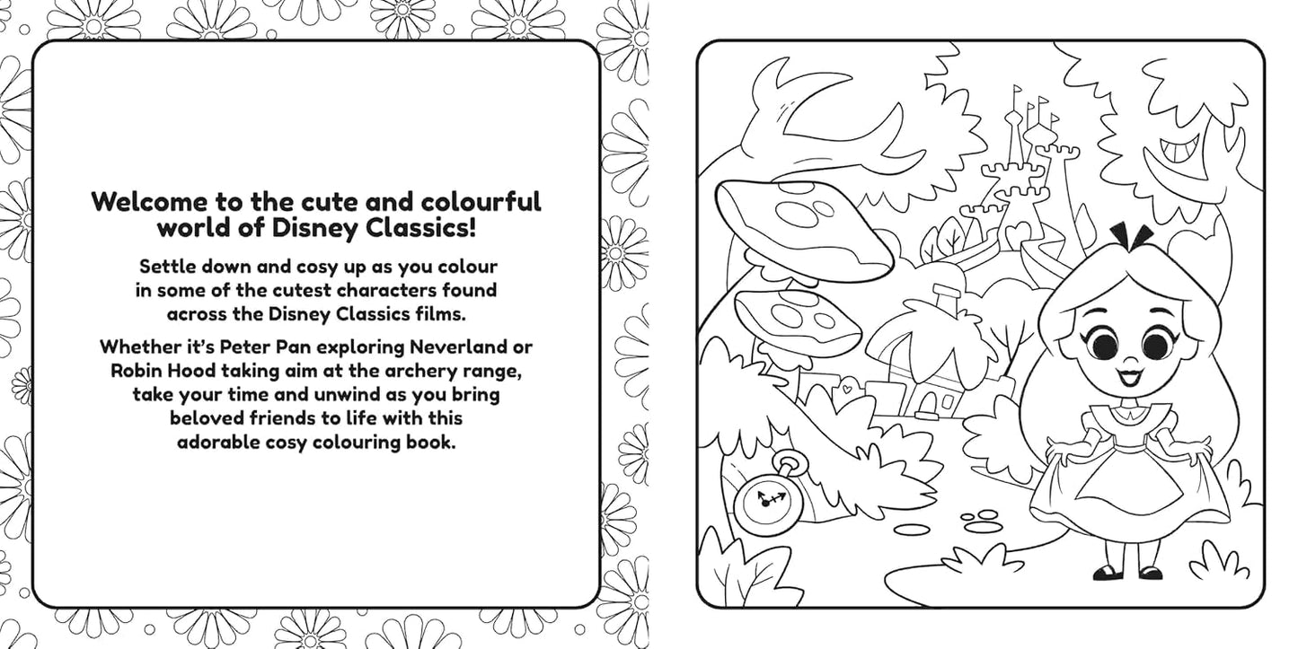 Disney Classics: Cosy Colouring Book (48 pages) - Anilas UK