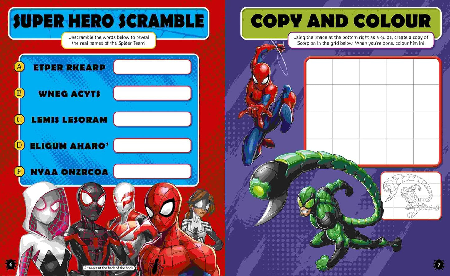 Marvel Spider-Man: Sticker & Activities Book - Anilas UK