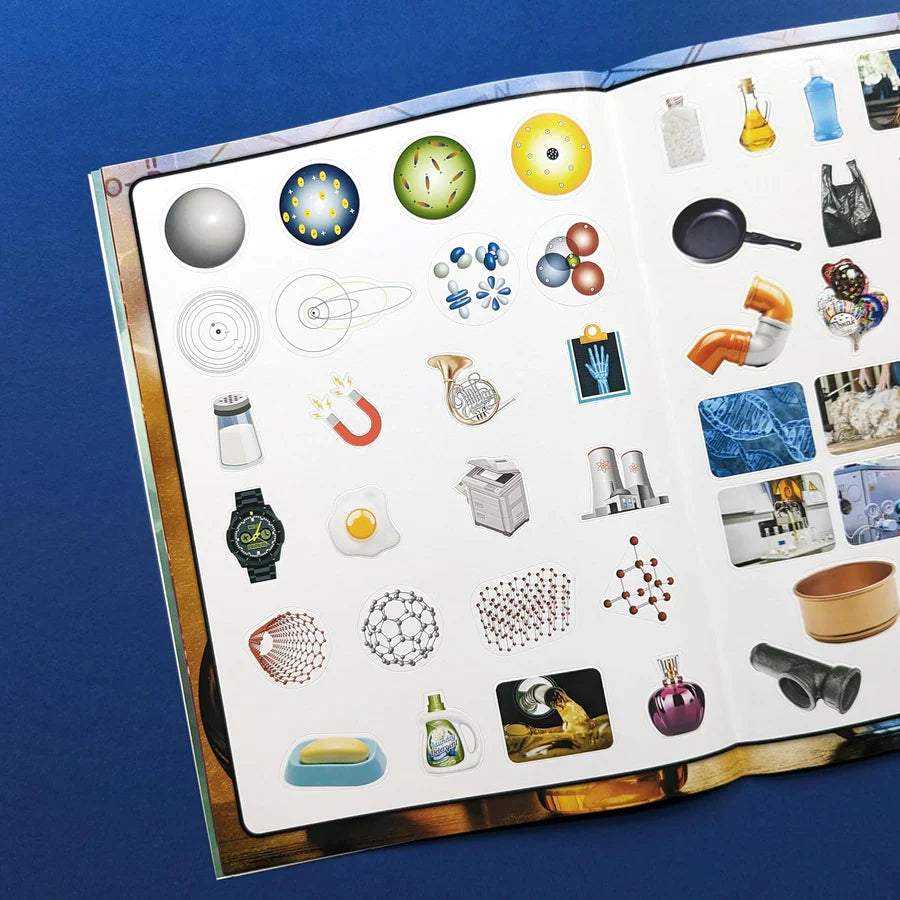 Discover Chemistry Sticker Book - Find, Stick and Learn - Anilas UK