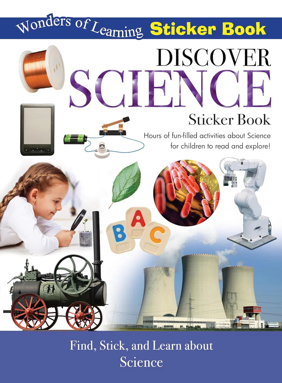Discover Science Sticker Book - Find, Stick and Learn - Anilas UK